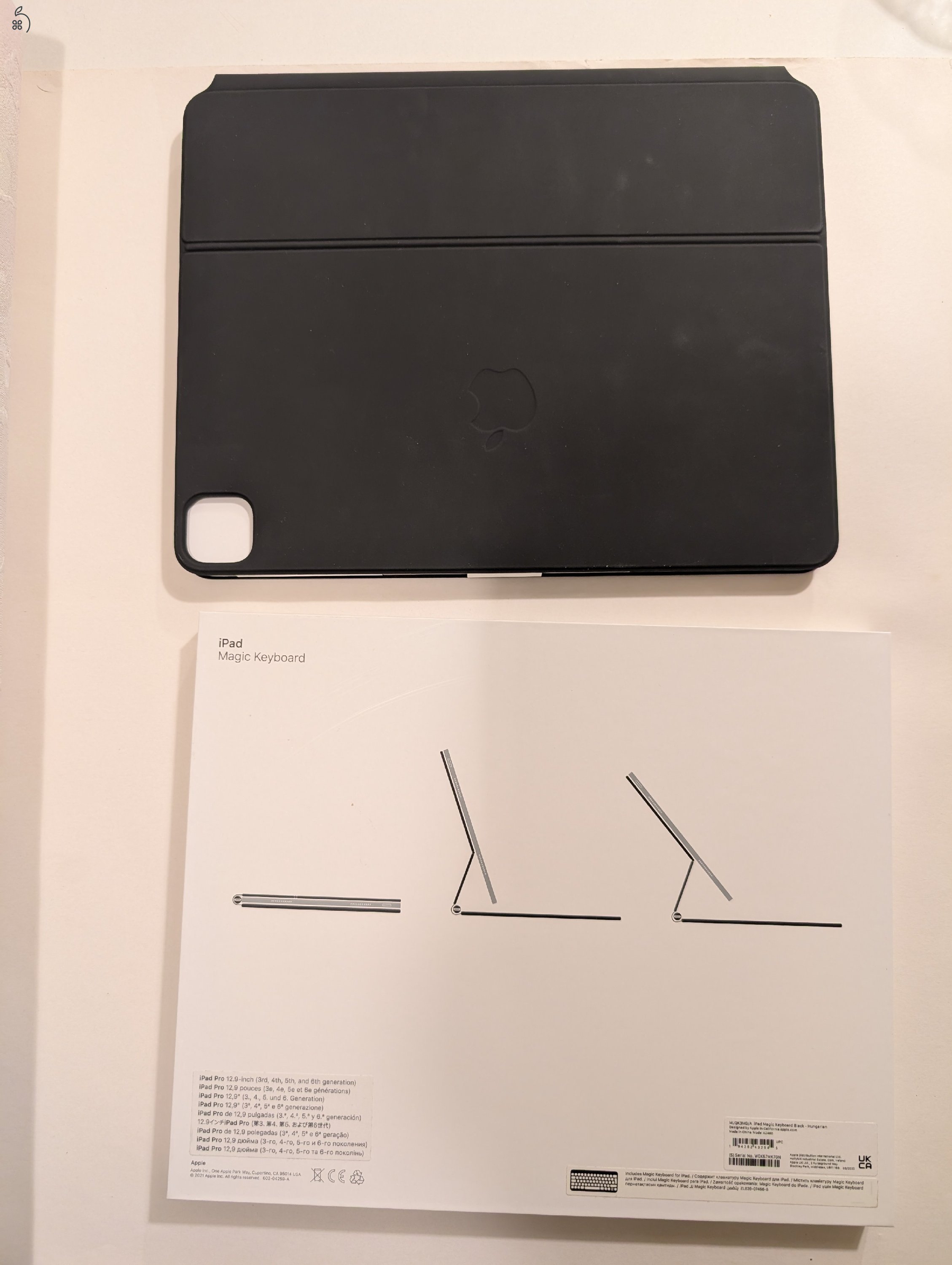 iPad 12.9 Pro 1TB M2 6. gen. Wifi+Cellular + Apple Magic Keyboard  Magyar + 2. gen. Apple Pencil
