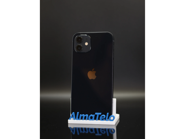 Apple iPhone 12 64 GB Black 100% akku - 12 HÓ GARANCIA