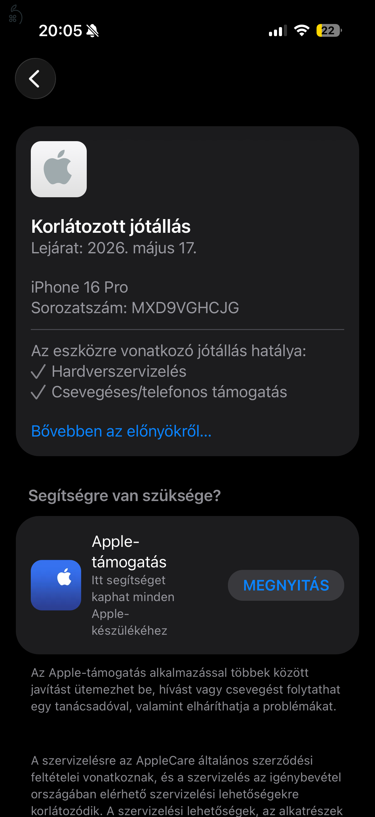 Apple iPhone 16 Pro Black 128GB, 99% akku, garanciális, karcmentes