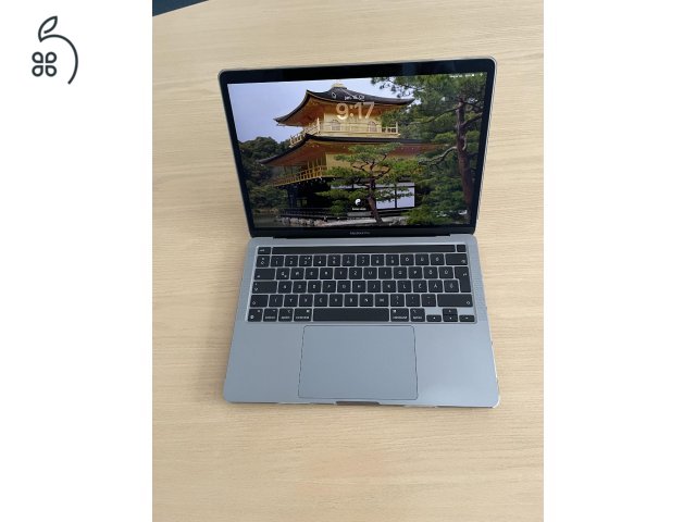 Macbook Pro M1 2020 8GB RAM 256GB SSD Magyar bill, 94% akku, Space Gray