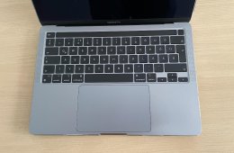 Macbook Pro M1 2020 8GB RAM 256GB SSD Magyar bill, 94% akku, Space Gray