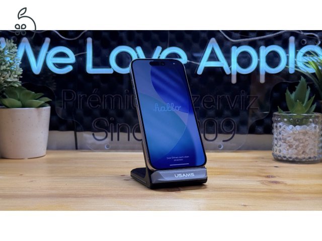  iPhone 15 Pro 256GB Natúr Titán, Független - Garancia, Számla 