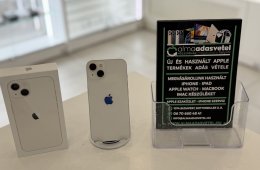 iPhone 13 256GB Független Újszerű/1-3 hónap gar./Akku 86%/p4680