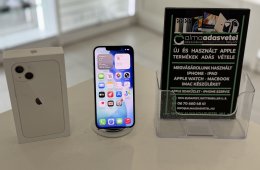 iPhone 13 256GB Független Újszerű/1-3 hónap gar./Akku 86%/p4680