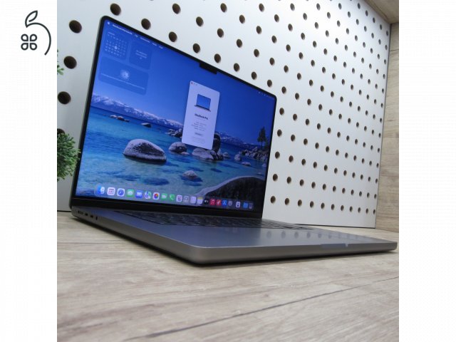 Apple MacBook Pro 16 (2021) 32GB/512GB használt, megkímélt, akku 86%