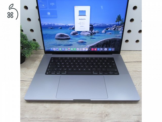 Apple MacBook Pro 16 (2021) 32GB/512GB használt, megkímélt, akku 86%