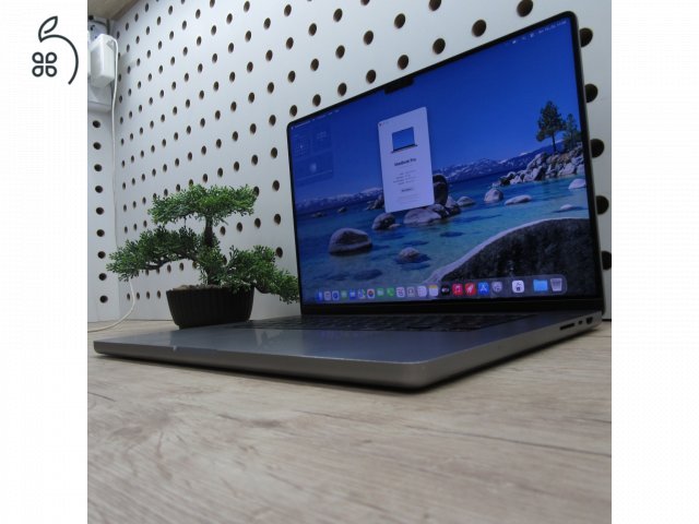 Apple MacBook Pro 16 (2021) 32GB/512GB használt, megkímélt, akku 86%