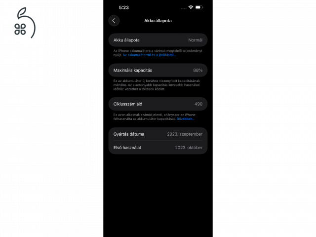iPhone 15 Pro Max 256GB Fekete, Független