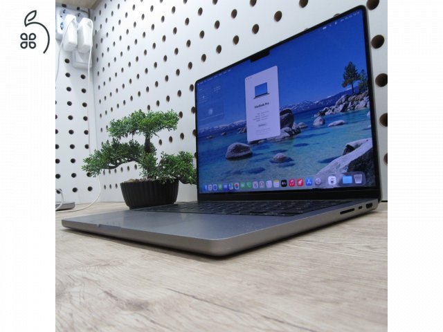 Apple MacBook Pro 14 M1 Max (2021) 32GB/1TB használt, megkímélt, akku 83%
