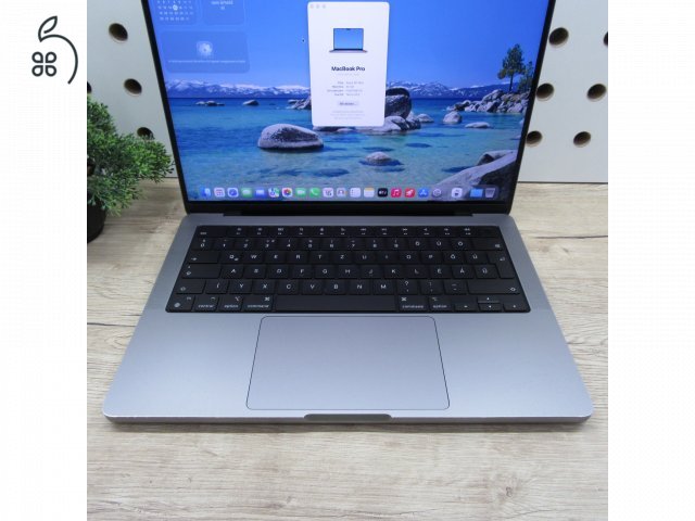 Apple MacBook Pro 14 M1 Max (2021) 32GB/1TB használt, megkímélt, akku 83%