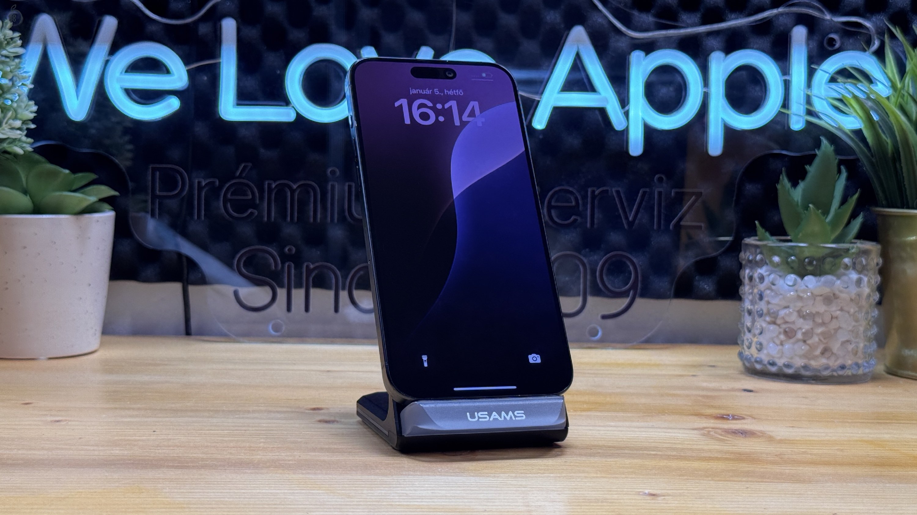  iPhone 15 Pro Max 512GB Fekete, Független - Garancia, Számla 