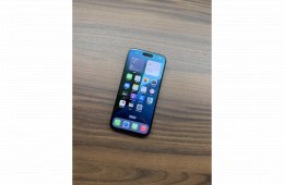 Eladó Apple iPhone 15 pro max 256GB, Fekete titán, Kártya független, Garanciális 2027.04.02.!