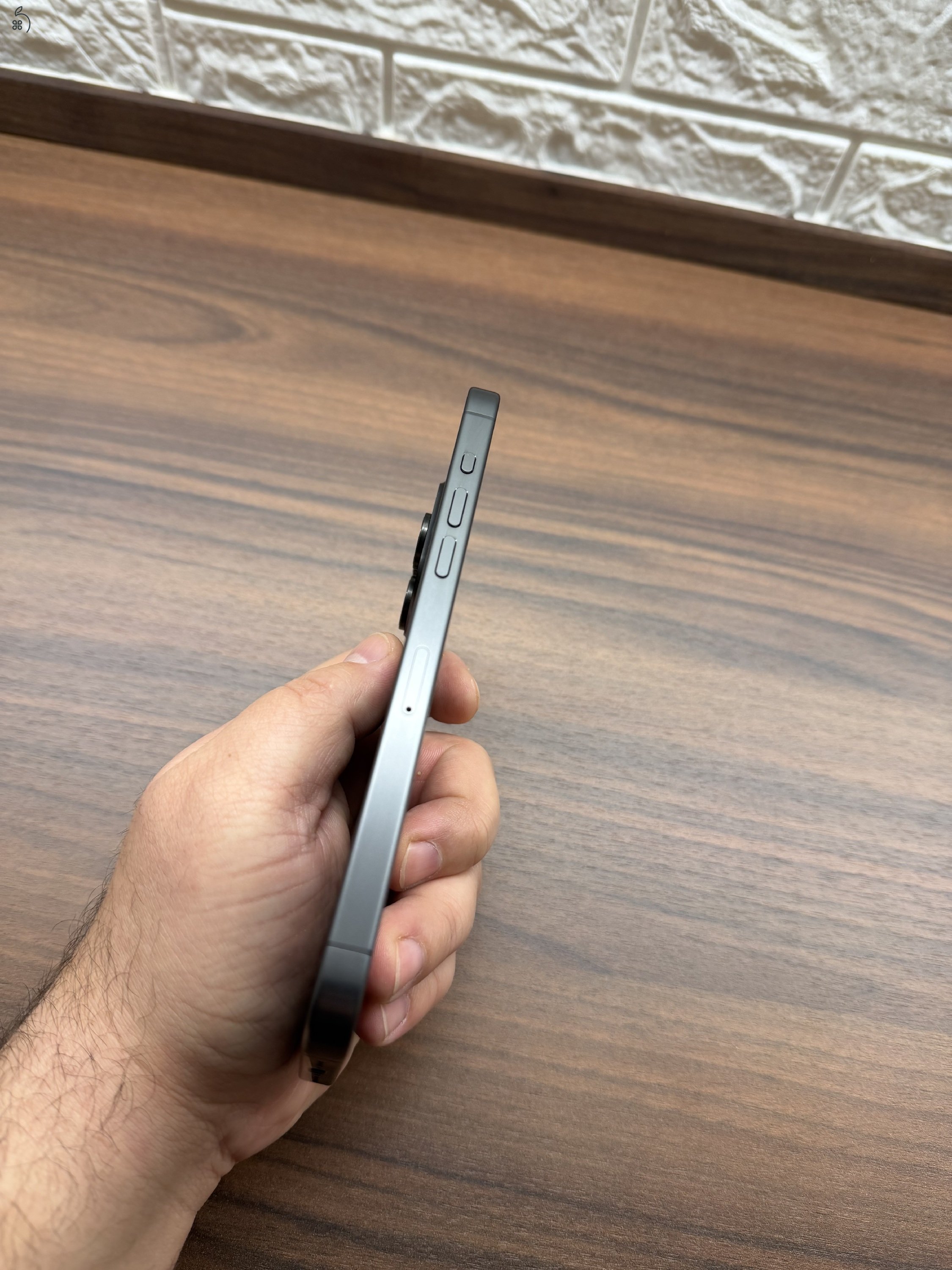 Eladó Apple iPhone 15 pro max 256GB, Fekete titán, Kártya független, Garanciális 2027.04.02.!