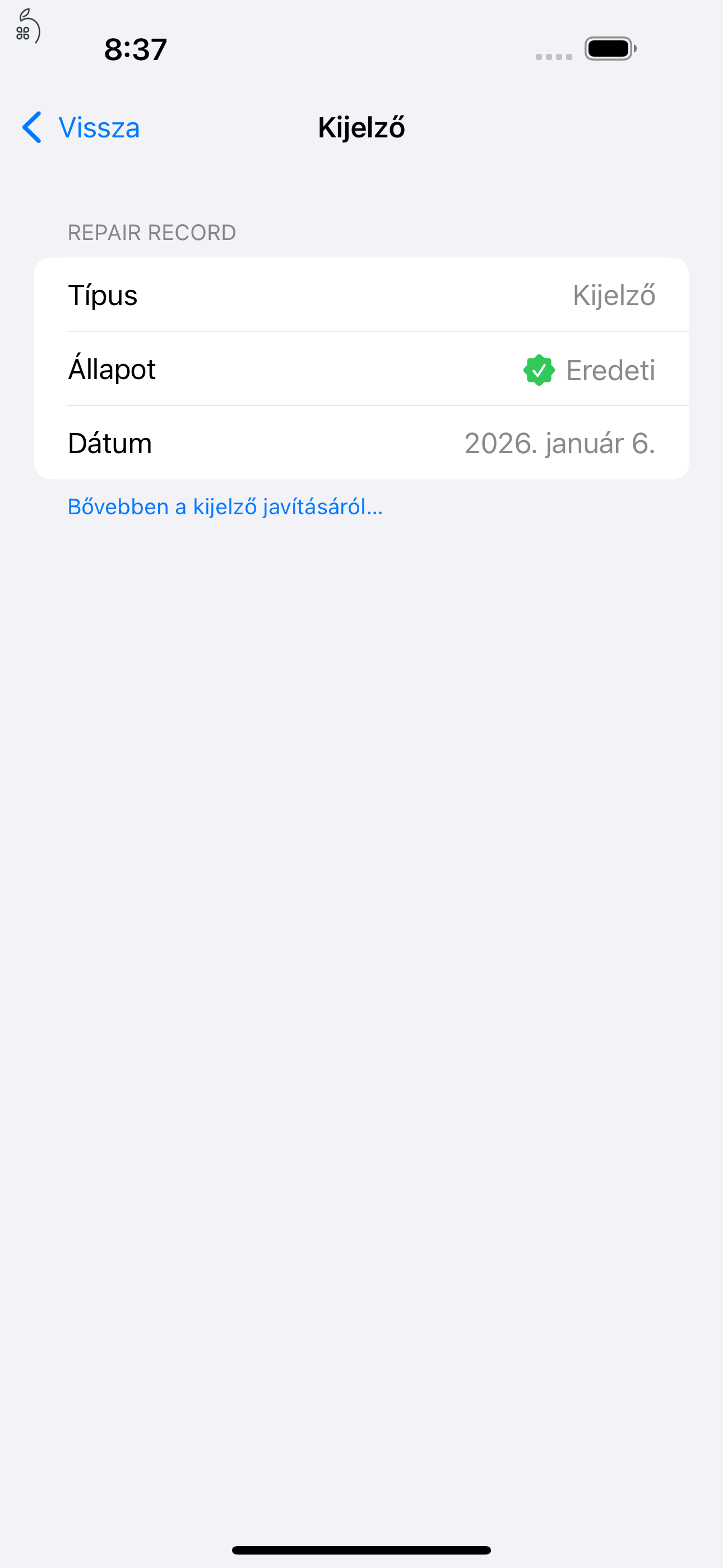 Eladó Apple iPhone 15 pro max 256GB, Fekete titán, Kártya független, Garanciális 2027.04.02.!