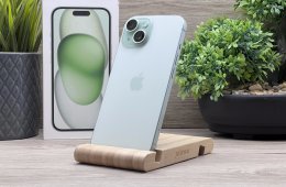 Hibátlan iPhone 15 Green 128GB 2 ÉV Garanciával Számlával 91% Akku