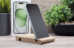 Hibátlan iPhone 15 Green 128GB 2 ÉV Garanciával Számlával 91% Akku
