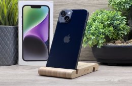 Hibátlan iPhone 14 Midnight 128GB 2 ÉV Garanciával Számlával 91% Akku