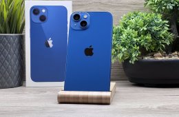 Hibátlan iPhone 13 Blue 128GB 2 ÉV Garanciával Számlával 90% Akku