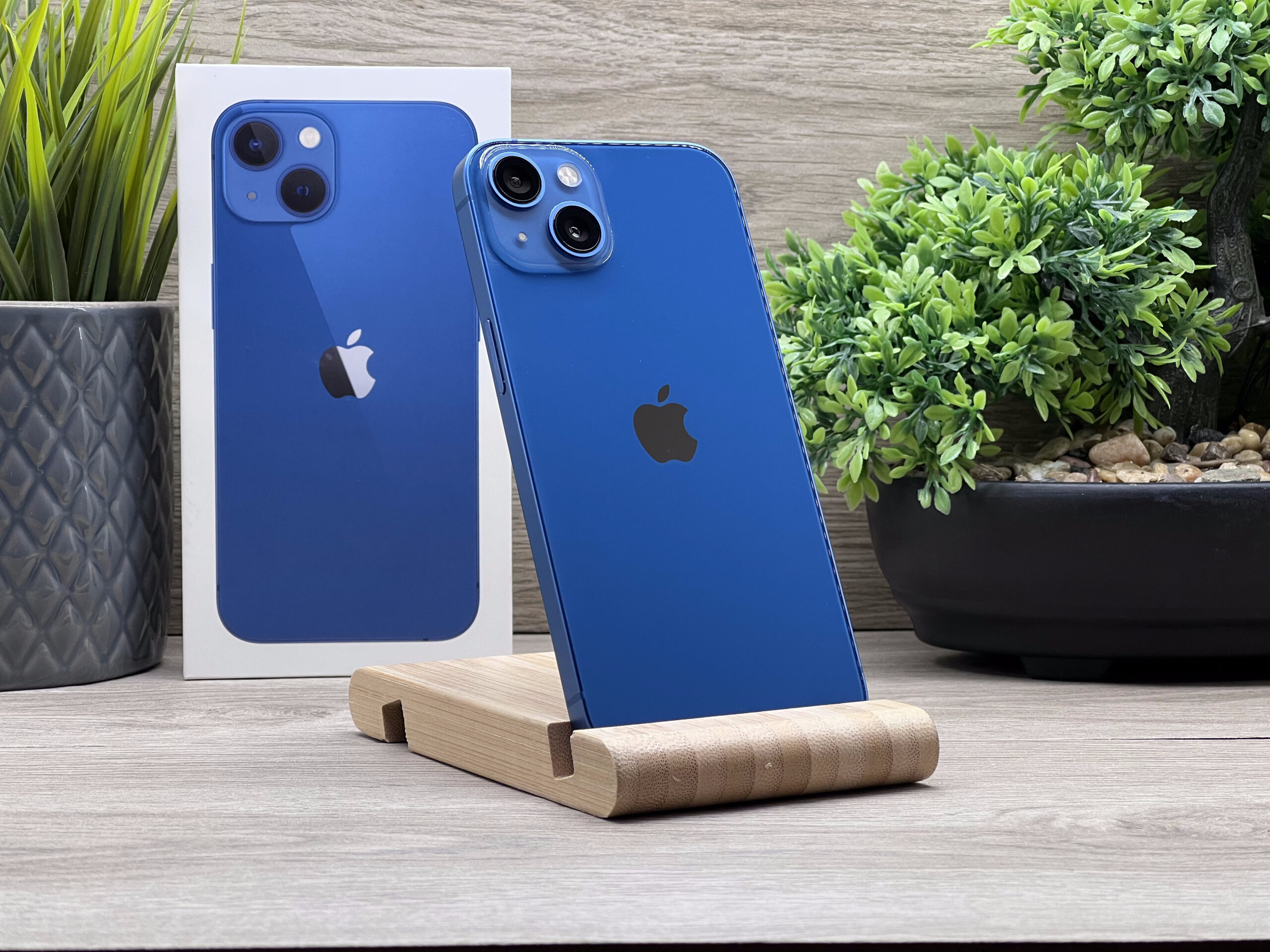 Hibátlan iPhone 13 Blue 128GB 2 ÉV Garanciával Számlával 90% Akku