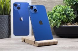 Hibátlan iPhone 13 Blue 128GB 2 ÉV Garanciával Számlával 90% Akku