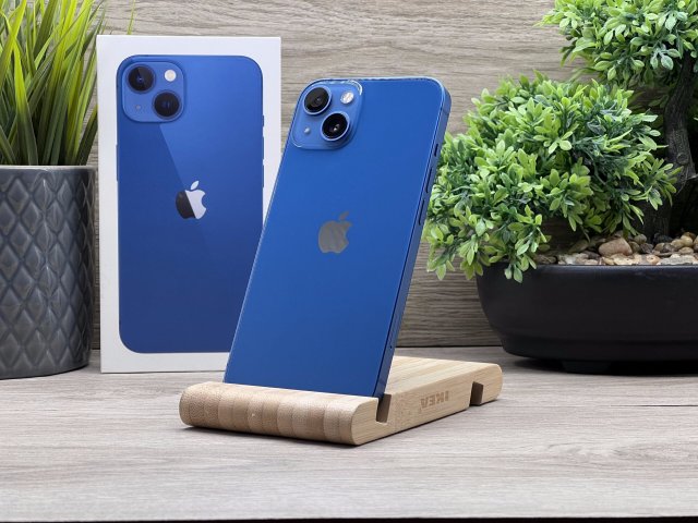 Hibátlan iPhone 13 Blue 128GB 2 ÉV Garanciával Számlával 90% Akku