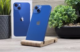 Hibátlan iPhone 13 Blue 128GB 2 ÉV Garanciával Számlával 90% Akku