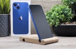 Hibátlan iPhone 13 Blue 128GB 2 ÉV Garanciával Számlával 90% Akku