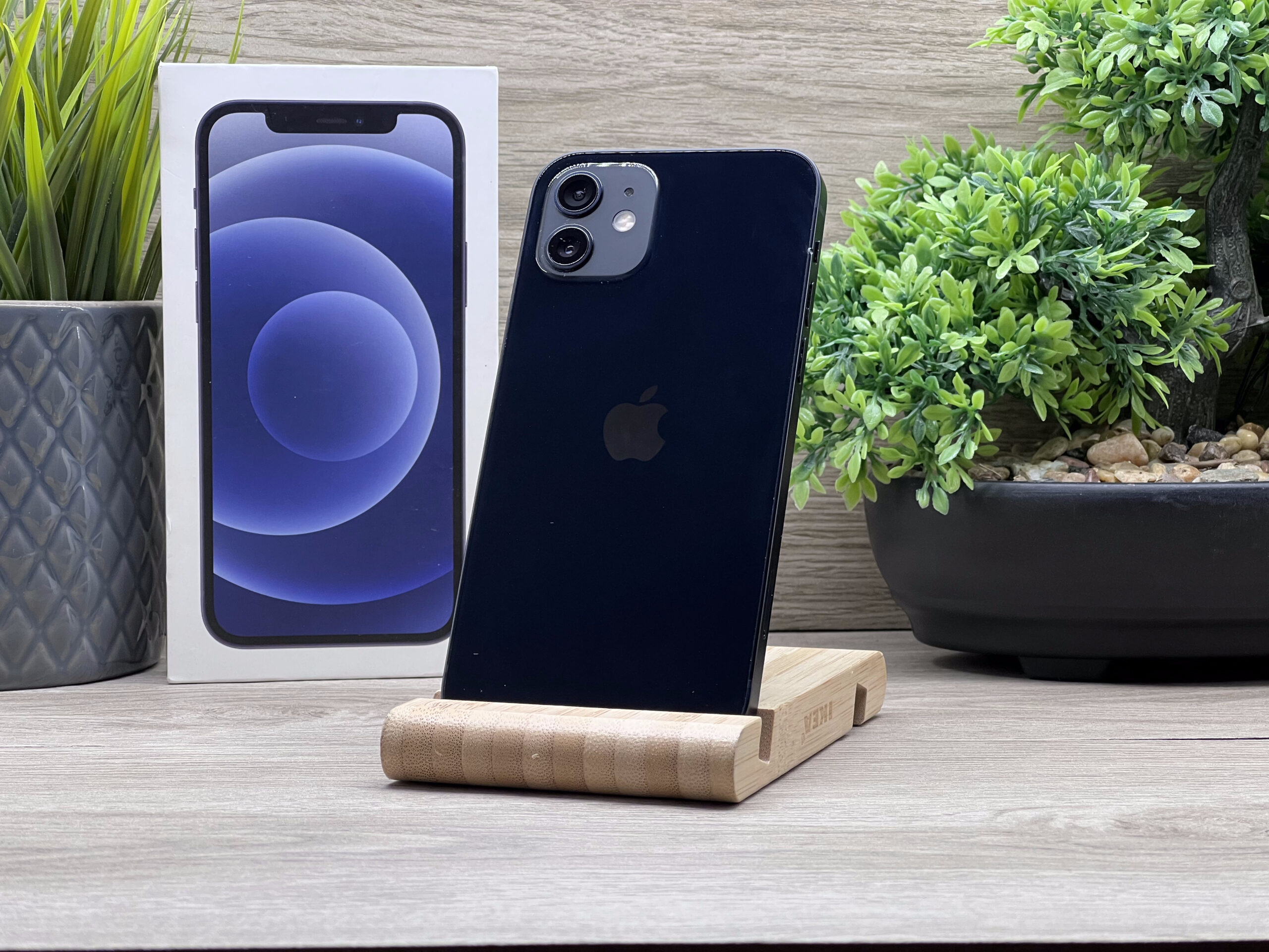 iPhone 12 Black 64GB 2 ÉV Garanciával Számlával 100% Akku