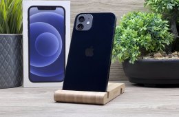 iPhone 12 Black 64GB 2 ÉV Garanciával Számlával 100% Akku