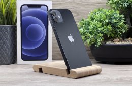 iPhone 12 Black 64GB 2 ÉV Garanciával Számlával 100% Akku