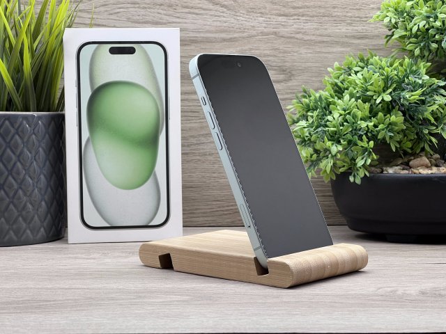iPhone 15 Green 128GB 2 ÉV Garanciával Számlával 90% Akku