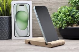 iPhone 15 Green 128GB 2 ÉV Garanciával Számlával 90% Akku