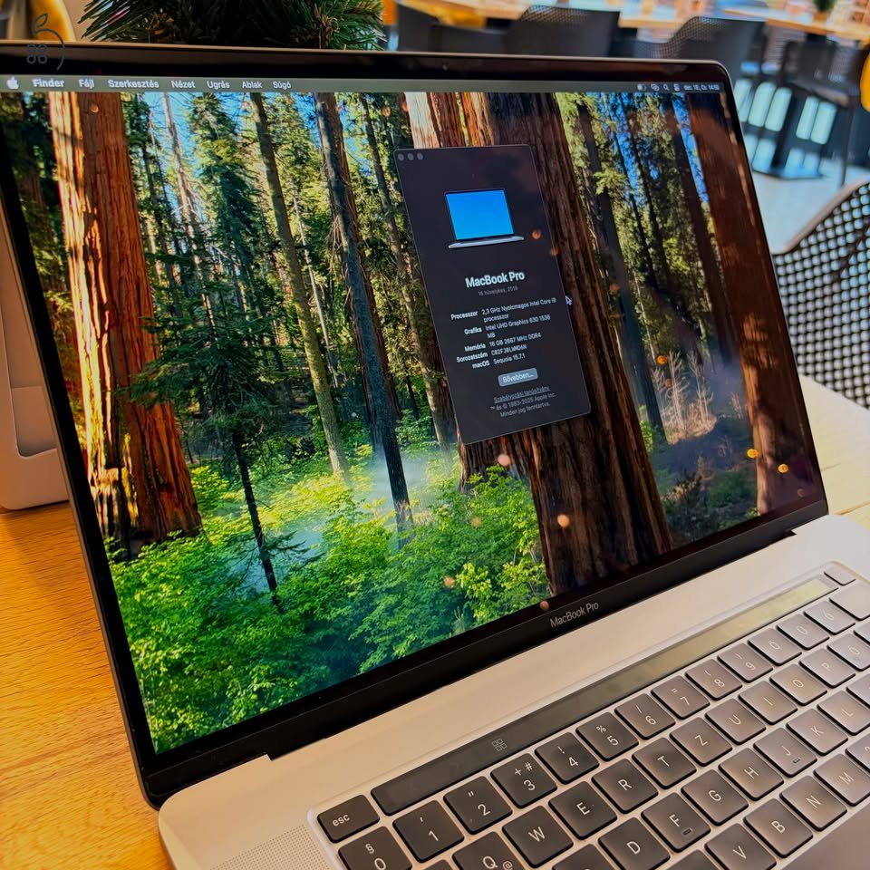 MacBook Pro 16” – I9 – 16GB RAM – 1TB SSD – MAGYAR billentyűzet