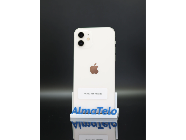 Apple iPhone 12 128 GB White 100% akku - 12 HÓ GARANCIA