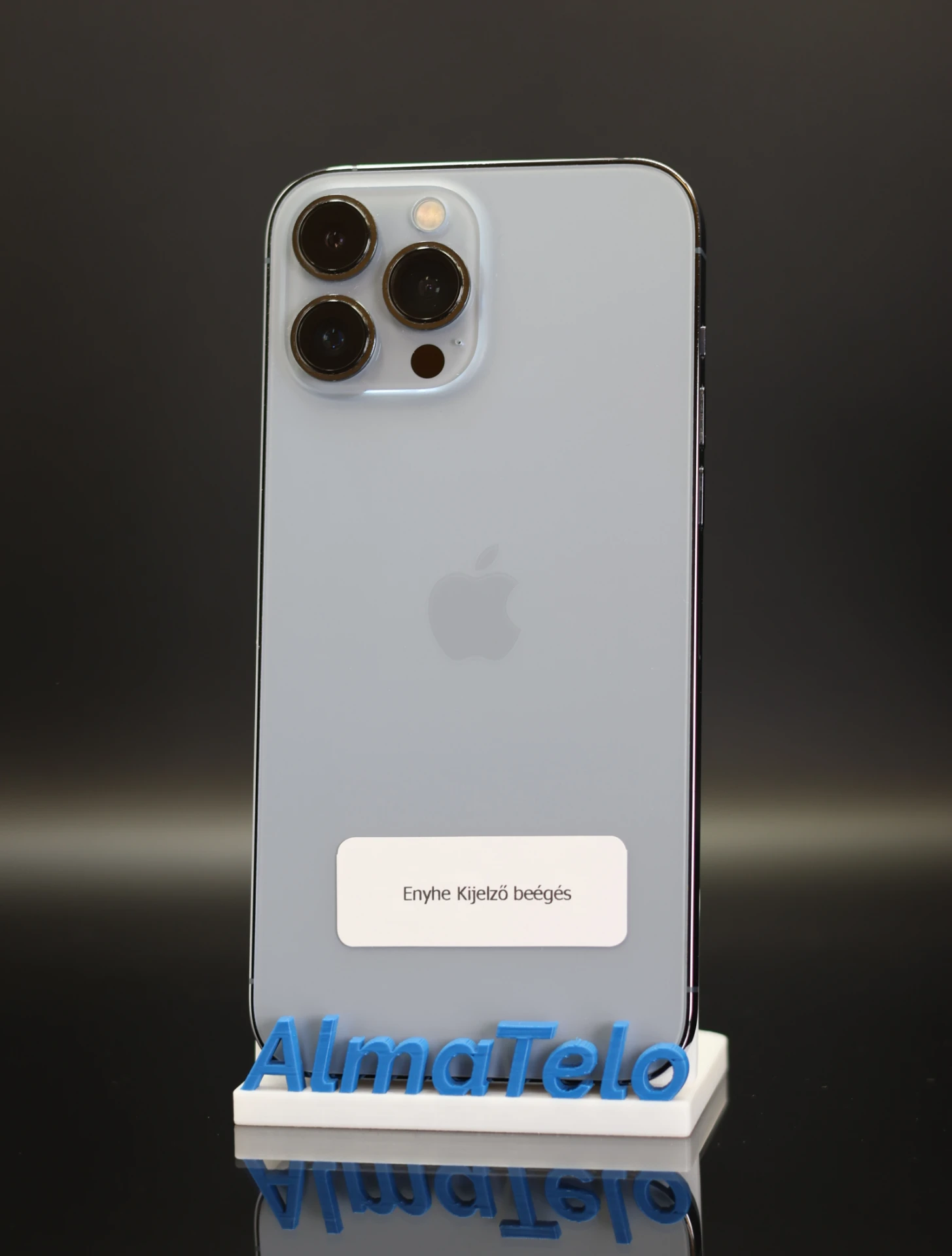 Apple iPhone 13 Pro Max 256 GB Sierra Blue 100% akku - 12 HÓ GARANCIA