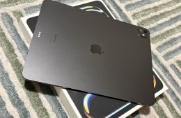 iPad PRO 13” M4 chip szinte új 512GB WIFI 100% akku + magic keyboard.