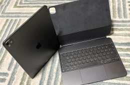 iPad PRO 13” M4 chip szinte új 512GB WIFI 100% akku + magic keyboard.