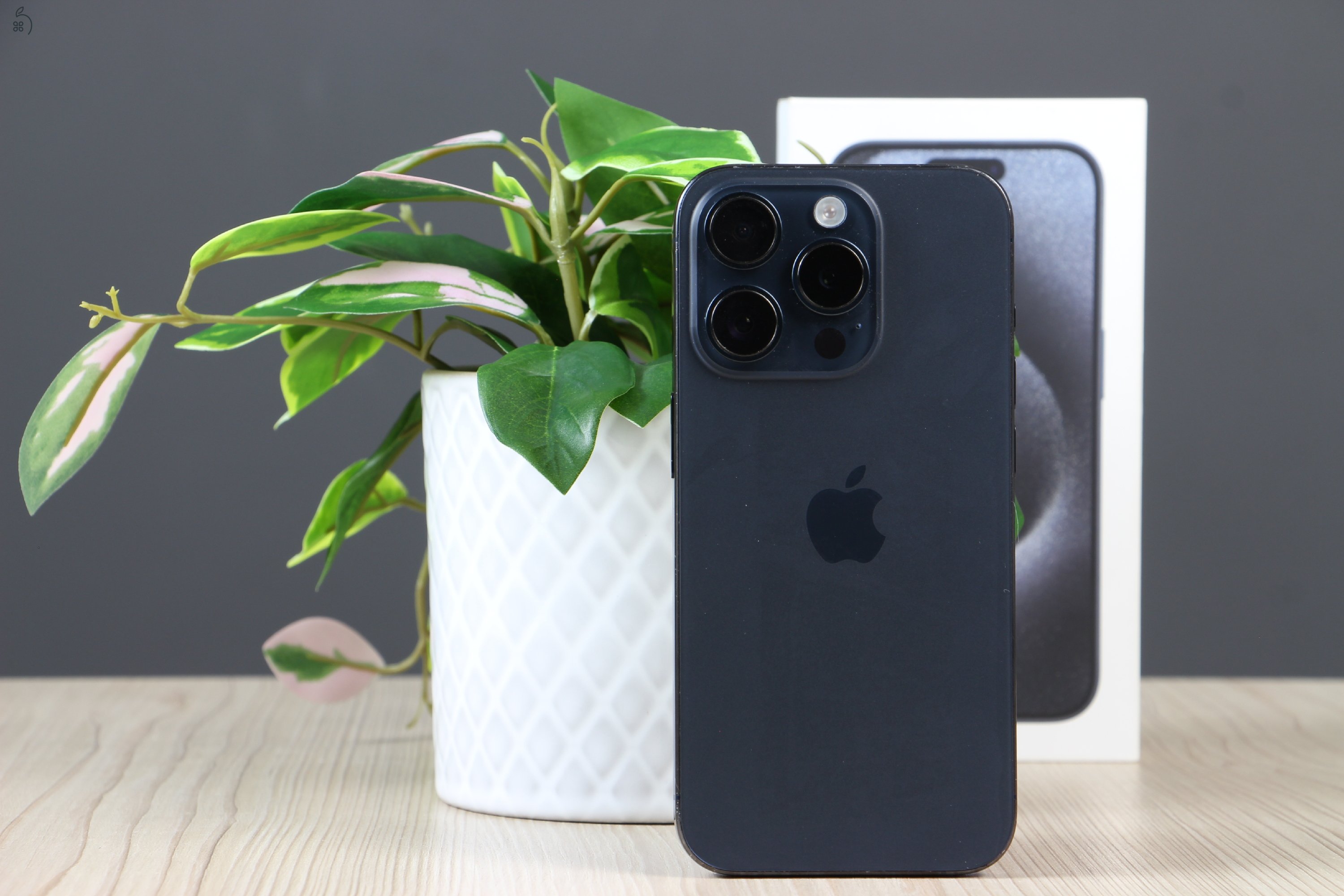 Használt Apple iPhone 15 Pro 128GB Blue Titanium C+ US-7378