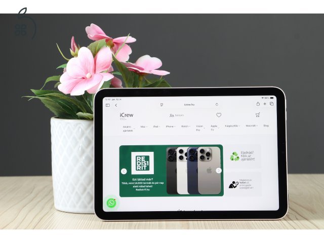 Újszerű Apple iPad Mini 6th. 256GB Pink Cellular A US-7611