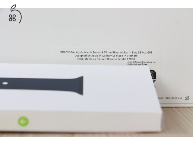 Új Apple Watch Series 9 45mm Silver GPS US-6822