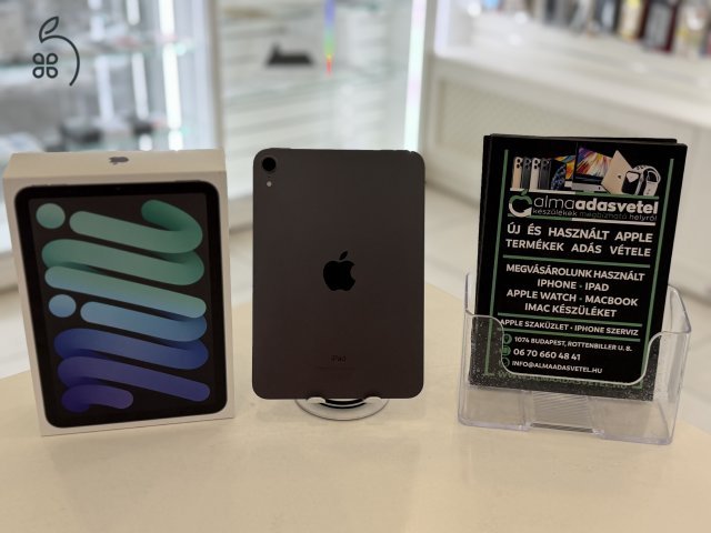 iPad mini 6 256GB Wifi Megkímélt/1 hónap gar./Akku 96%/p4682