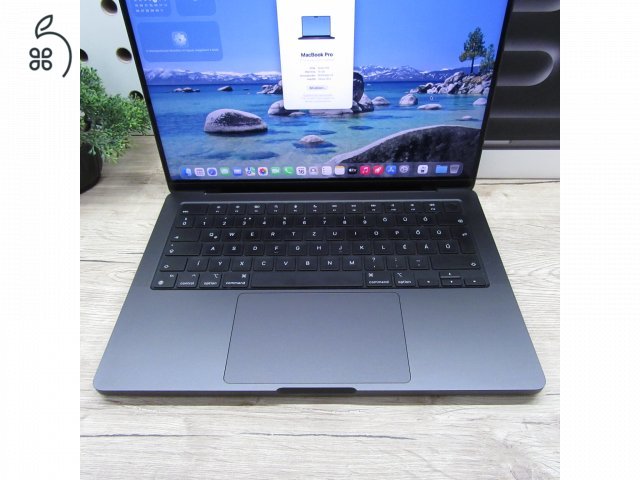 Apple MacBook Pro 14 (2024) 16GB / 512GB – használt, karcmentes – 100% akku