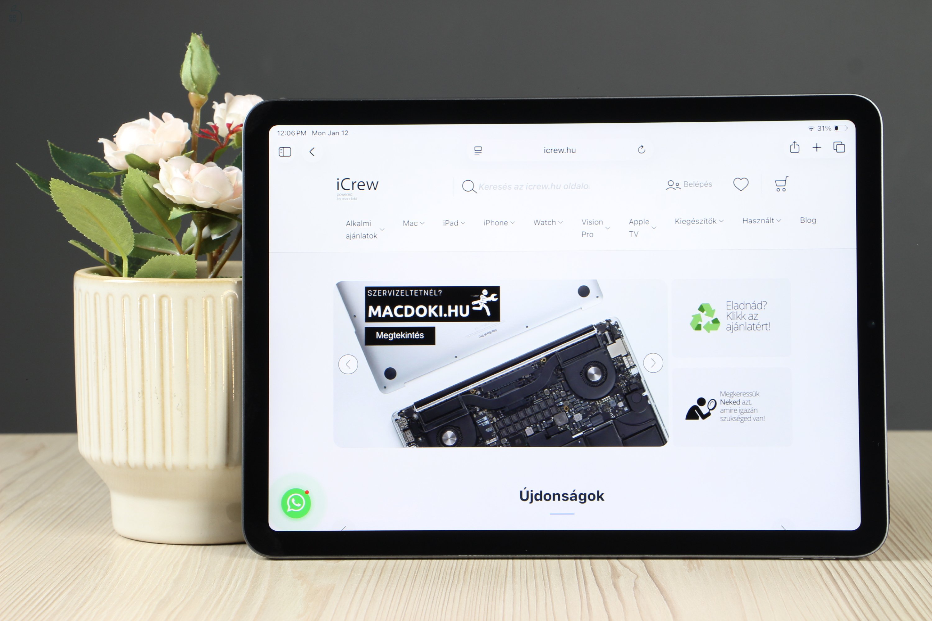 Apple iPad Air 5th. M1 64GB Space Gray Wifi A US-7591