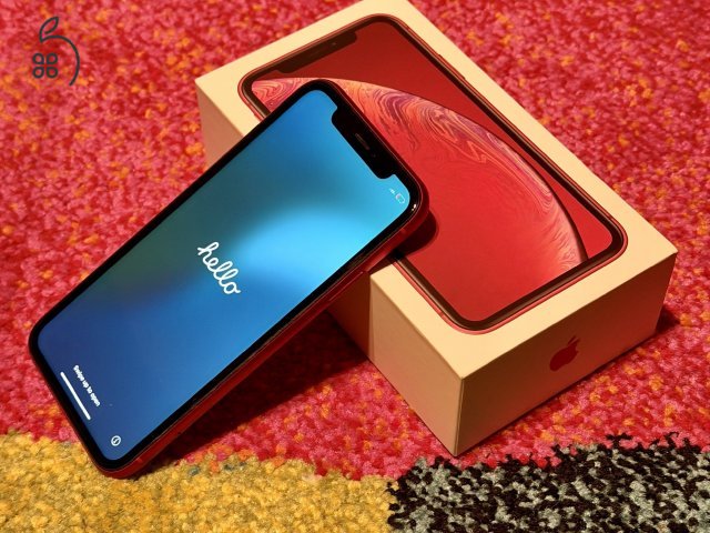 Kifogástalan állapotú piros iPhone XR 