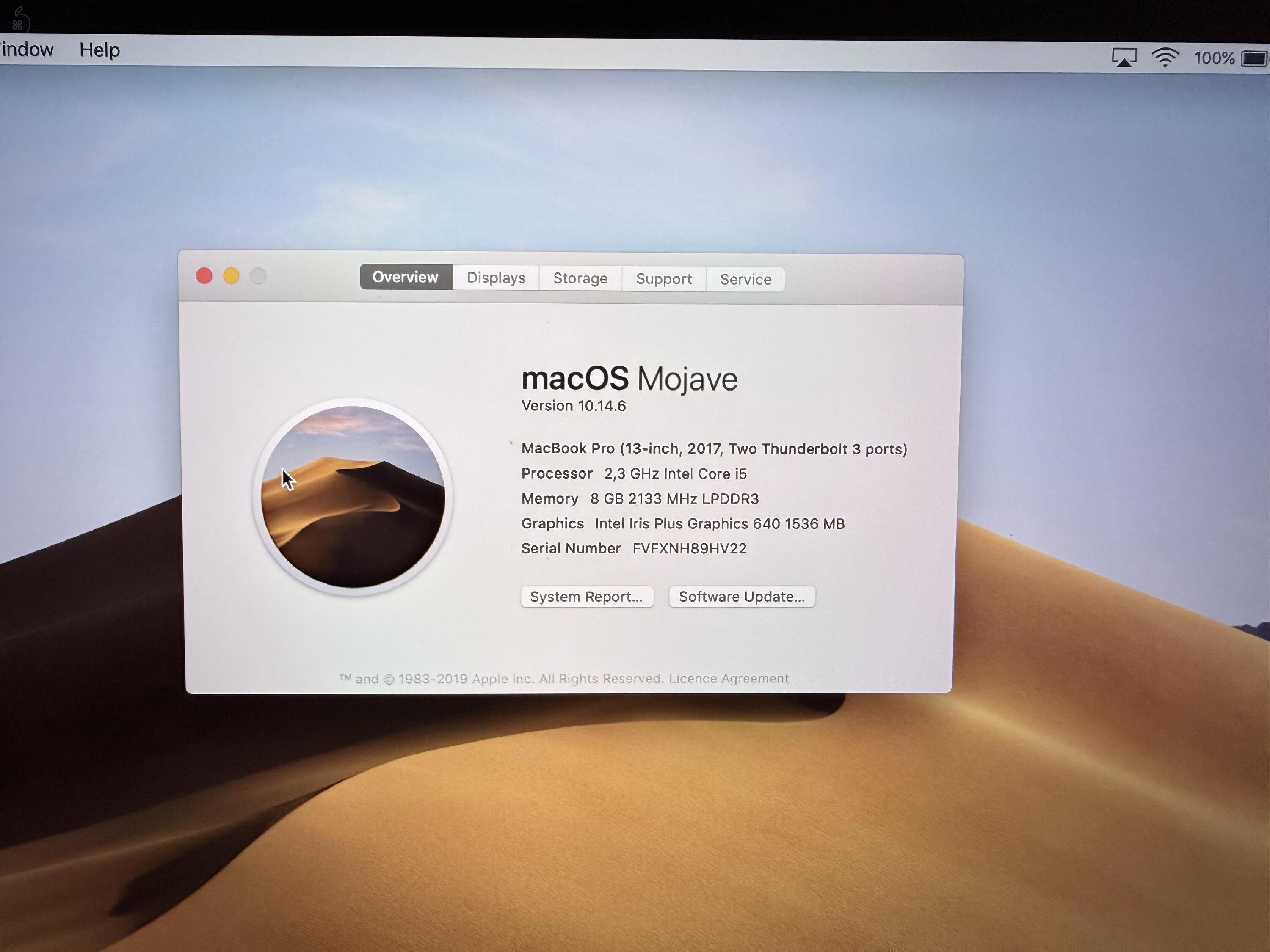 Macbook Pro 13” 2017