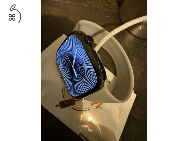 Titan Apple Watch Series 10, 46 mm, GPS+Cellular, garancia: 2028.01.28-ig