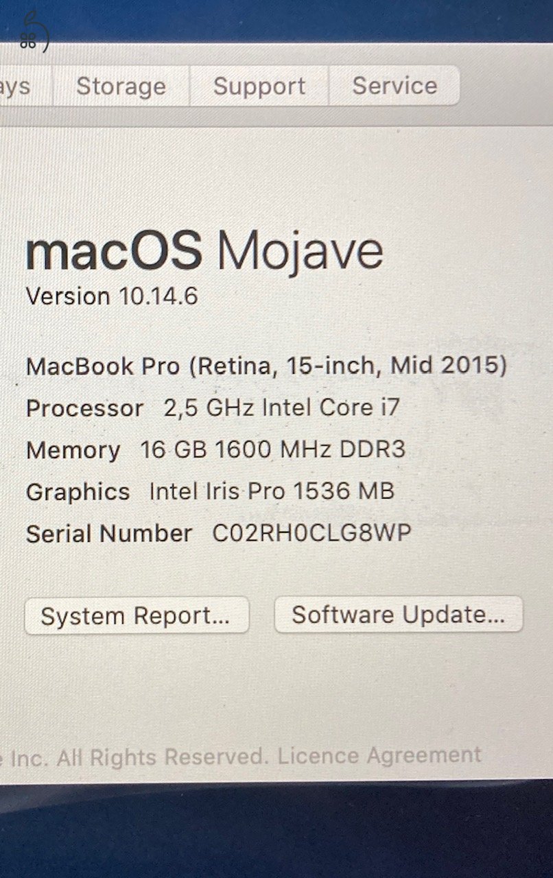 Macbook Pro 2015 - 15