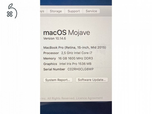 Macbook Pro 2015 - 15