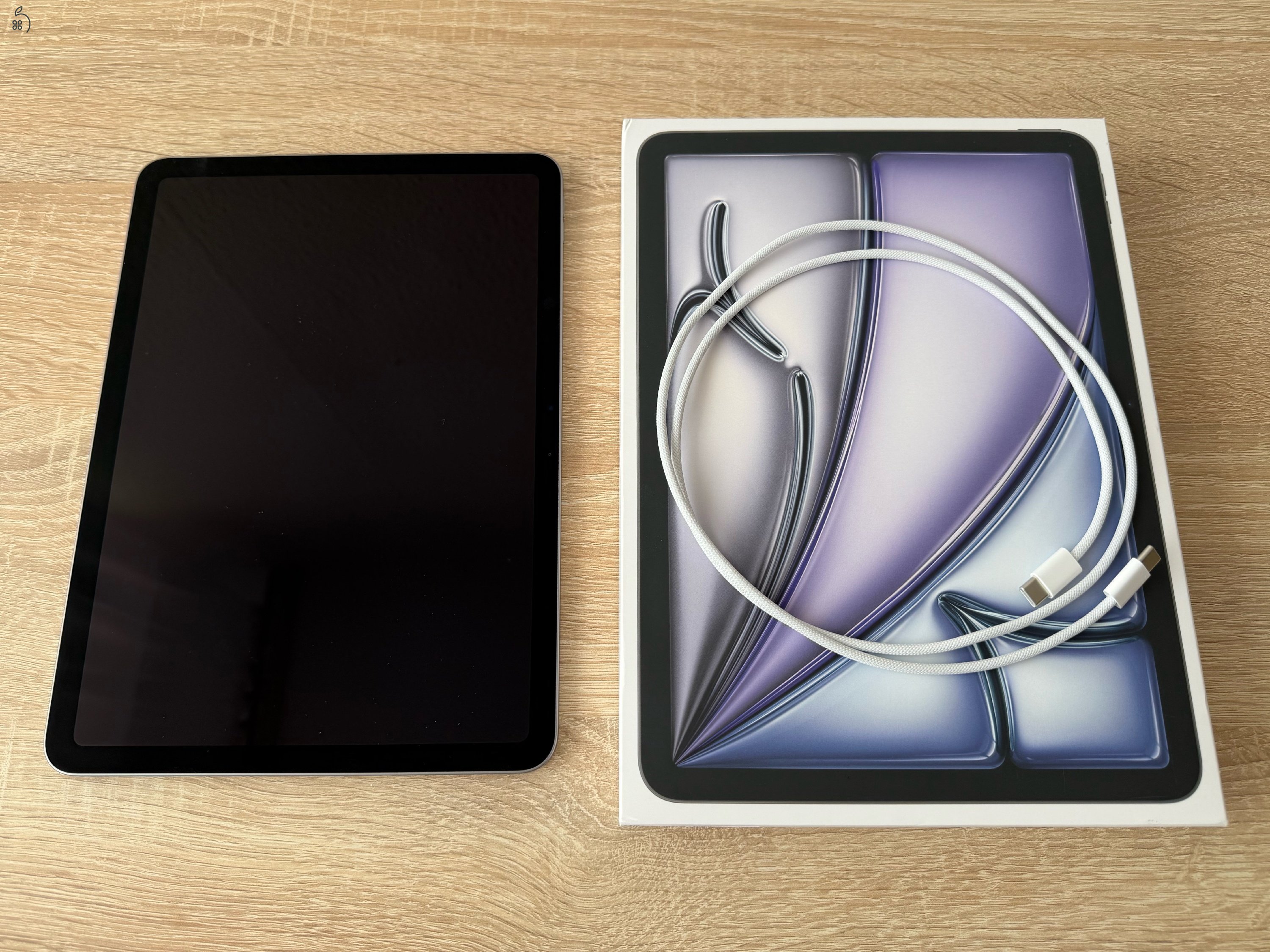 Apple iPad Air M3 11” (2025) 128GB Wi-Fi Space Gray (6 hó Apple garancia, 100% akku)