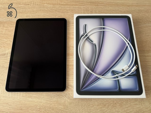 Apple iPad Air M3 11” (2025) 128GB Wi-Fi Space Gray (6 hó Apple garancia, 100% akku)